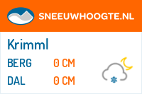 Recente sneeuwhoogte krimml